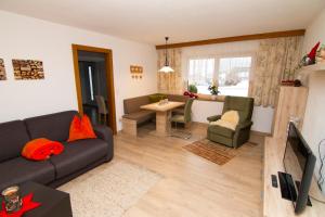 Posezení v ubytování Ferienwohnung Kreidl
