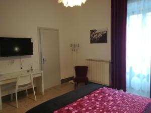 Postel nebo postele na pokoji v ubytování B&B la cascata