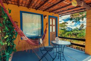Uma varanda ou terraço em Pousada Villa Lagoa das Cores