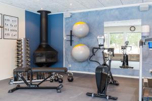 Fitness centrum a/nebo fitness zařízení v ubytování First Camp Moraparken Hotel