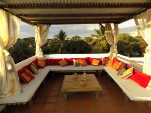 Area soggiorno di Villa Osumare Guest House