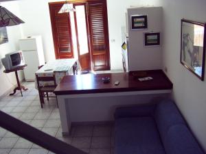 A television and/or entertainment centre at La Bitta