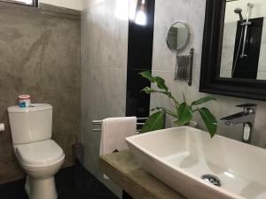 Kopalnica v nastanitvi Hotel Heladiv