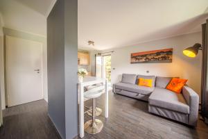 Zona de estar de Mandarina Hotel Luxembourg Strassen