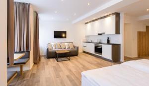 Posteľ alebo postele v izbe v ubytovaní Kaiser Max Design Appartements