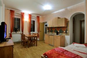 Kuchyňa alebo kuchynka v ubytovaní Resort Abertham - apartment Vanessa