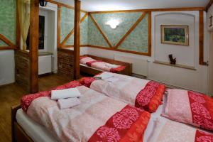 Posteľ alebo postele v izbe v ubytovaní Resort Abertham - apartment Vanessa
