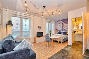 Posedenie v ubytovaní Tartaczna Deluxe Apartments Gdansk