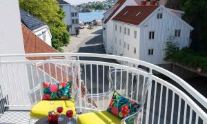 En balkon eller terrasse på Thon Hotel Arendal