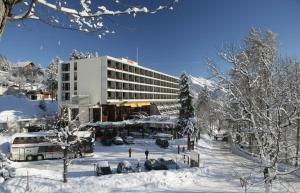 Hotel Central Résidence v zimě