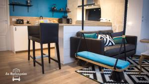 Η κουζίνα ή μικρή κουζίνα στο La balançoire