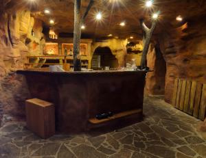 Lounge nebo bar v ubytování Hotel Trilobit