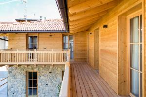 Balkón nebo terasa v ubytování Bio Agritur Le Millemele