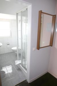 Koupelna v ubytování Landhotel Traube