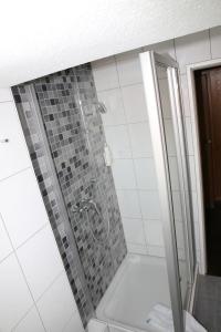 Koupelna v ubytování Landhotel Traube