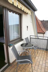 Balkón nebo terasa v ubytování Landhotel Traube