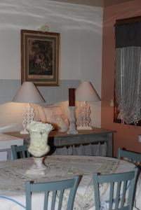 Χώρος καθιστικού στο Chambres La Vallée