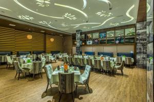 Hotel Abika Elite餐厅或其他用餐的地方
