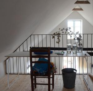 Posezení v ubytování Harrys Hardware Home