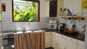 Una cocina o zona de cocina en Villa Savane Creole