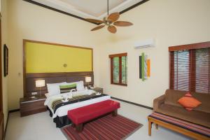 Cama o camas de una habitación en My Bagan Residence by Amata