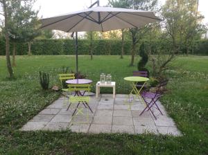 A garden outside La Fenice