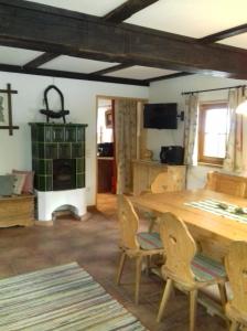 Kuchyň nebo kuchyňský kout v ubytování Ferienhaus Dirnbacher Hütte + 18 fotografií