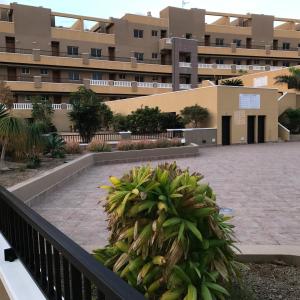 a view of a building from a balcony at Maria Perla Medano in El Médano