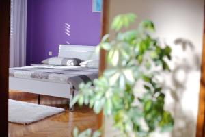 Postel nebo postele na pokoji v ubytování Apartments Ana
