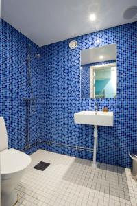 
Ett badrum på Stockholm Hostel
