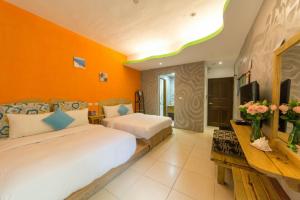 Postel nebo postele na pokoji v ubytování Starry Bay Inn