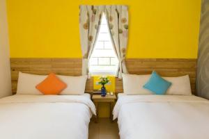 Postel nebo postele na pokoji v ubytování Starry Bay Inn