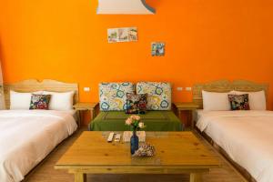 Postel nebo postele na pokoji v ubytování Starry Bay Inn