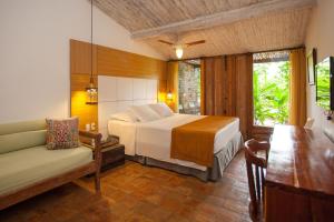 Cama ou camas em um quarto em Hotel de Lençois mais 37 fotos