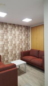 Posedenie v ubytovaní Albergue Logroño Centro
