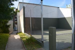 Bygningen som lejlighedshotellet ligger i