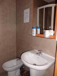 Koupelna v ubytování Hostal Abastos