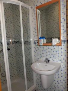 Koupelna v ubytování Hostal Abastos