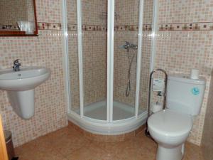 Koupelna v ubytování Hostal Abastos