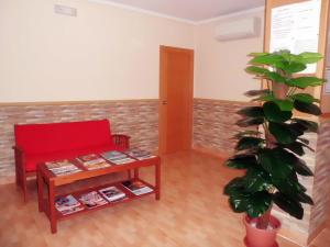 Posezení v ubytování Hostal Abastos