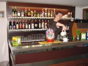 Loungen eller baren på Hotel Toschi