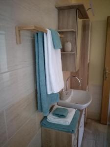 Koupelna v ubytování apartma Marjetica