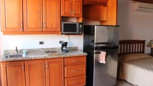 Kuchyň nebo kuchyňský kout v ubytování Flamingo Marina Hotel