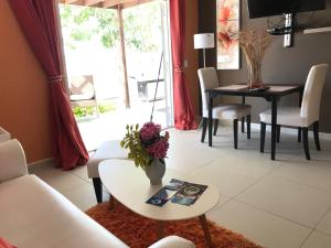 Posezení v ubytování Malika Apartments