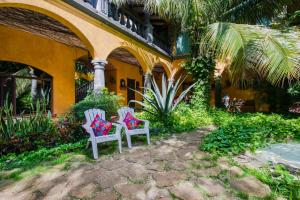 Vonkajšia záhrada v ubytovaní Hacienda Xcaret