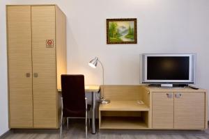 Televiisor ja/või meelelahutuskeskus majutusasutuses Hotel Olsi