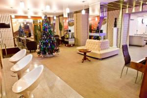 Istumisnurk majutusasutuses Hotel Olsi