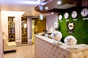 Istumisnurk majutusasutuses Hotel Olsi