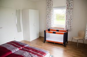Postel nebo postele na pokoji v ubytování Ferienwohnung 1 Wildgans