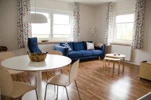 Posezení v ubytování Ferienwohnung 1 Wildgans